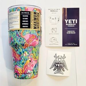 Yeti 30oz tumbler - hard to find - flamingos